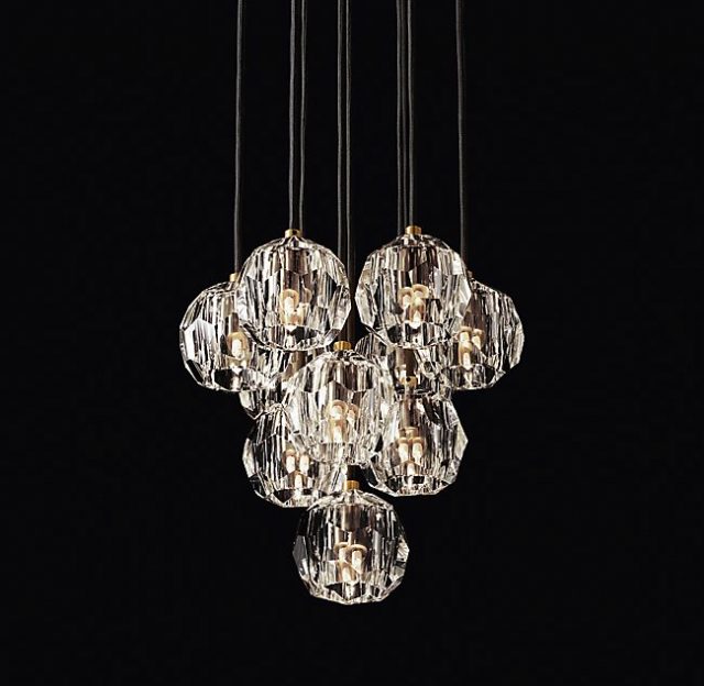 Подвесная люстра Restoration Hardware BOULE DE CRISTAL ROUND CLUSTER 68860062