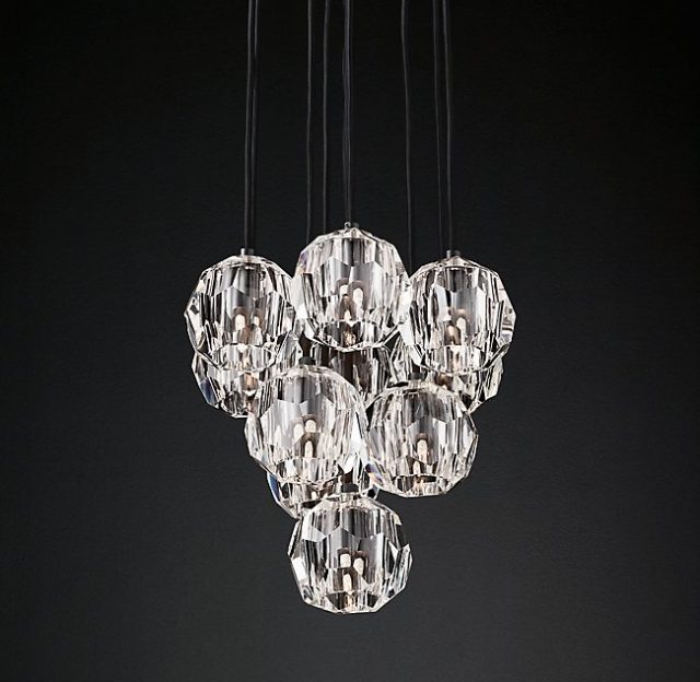 Подвесная люстра Restoration Hardware BOULE DE CRISTAL ROUND CLUSTER 68860062