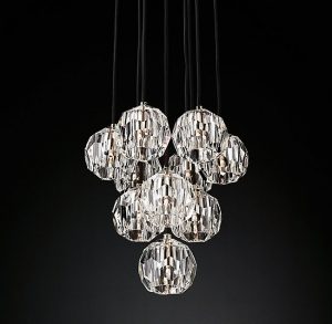 Подвесная люстра Restoration Hardware BOULE DE CRISTAL ROUND CLUSTER 68860062