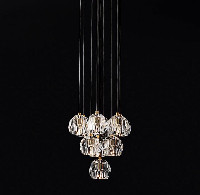Подвесная люстра Restoration Hardware BOULE DE CRISTAL ROUND CLUSTER 68860062