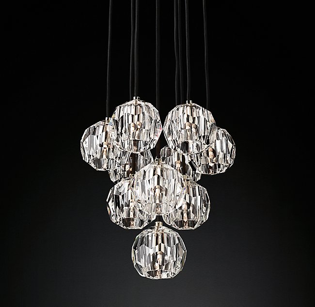Подвесная люстра Restoration Hardware BOULE DE CRISTAL ROUND CLUSTER 68860062