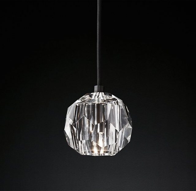 Подвесная люстра Restoration Hardware BOULE DE CRISTAL SINGLE CORD 68570003