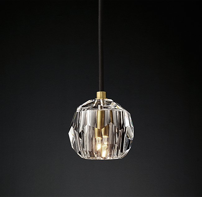 Подвесная люстра Restoration Hardware BOULE DE CRISTAL SINGLE CORD 68570003