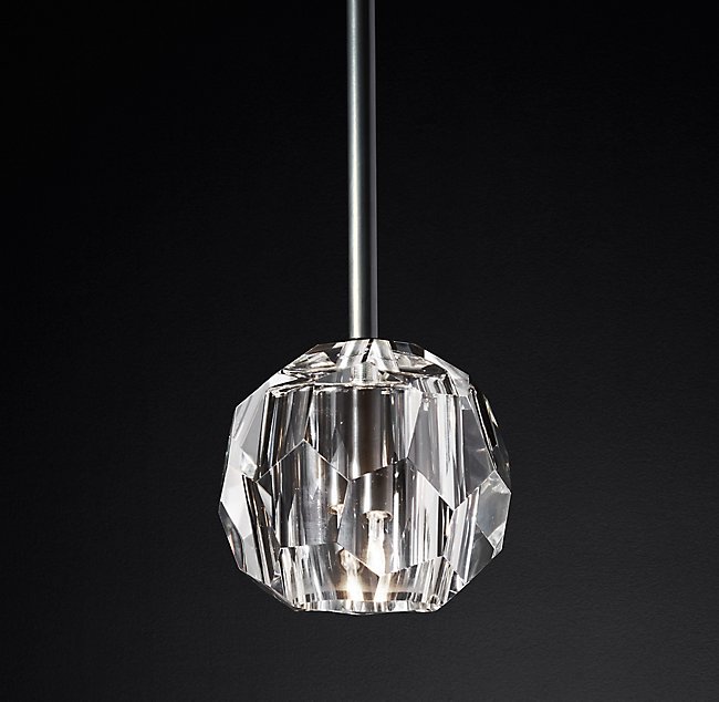 Подвесная люстра Restoration Hardware BOULE DE CRISTAL SINGLE ROD 68450825