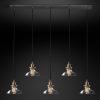 Подвесная люстра Restoration Hardware CLEAR GLASS BARN RECT PENDANT 20TH C 68070645