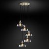 Подвесная люстра Restoration Hardware CLEAR GLASS DOME ROUND 20TH C. 68070501