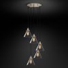 Подвесная люстра Restoration Hardware CLEAR GLASS FUNNEL ROUND 20TH C. 68070525