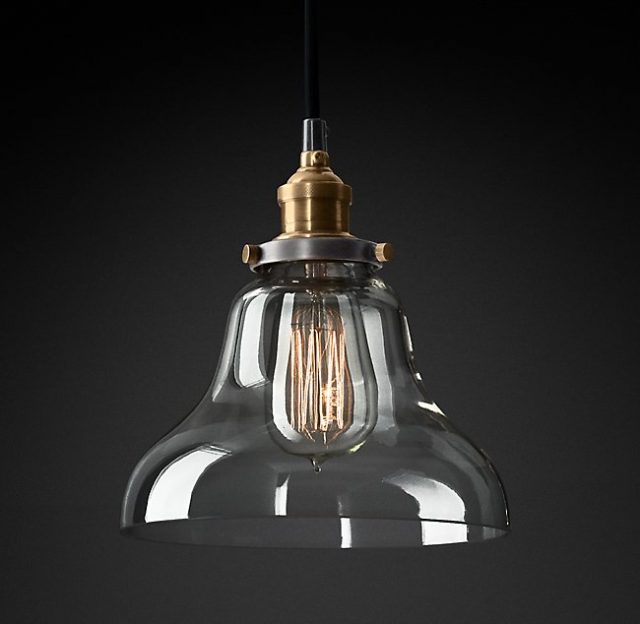 Подвесная люстра Restoration Hardware FACT FILAMENT CLEAR BOULANGERIE 20TH C. 68060648