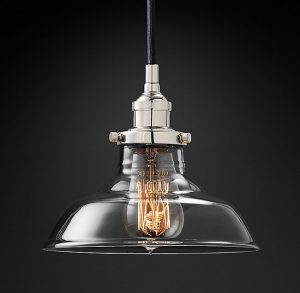 Подвесная люстра Restoration Hardware FACT FILAMENT CLEAR GLASS BARN 20TH C. 68090982