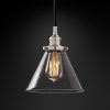 Подвесная люстра Restoration Hardware FACT FILAMENT CLEAR GLASS FUNNEL 20TH C. 68090988