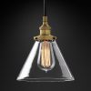 Подвесная люстра Restoration Hardware FACT FILAMENT CLEAR GLASS FUNNEL 20TH C. 68090988