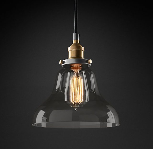 Подвесная люстра Restoration Hardware FACT FILAMENT SMOKE BOULANGERIE 20TH C. 68060648
