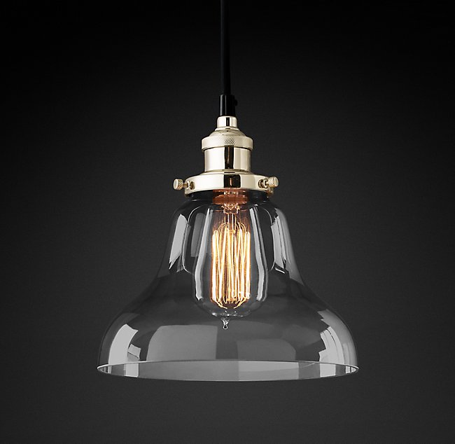 Подвесная люстра Restoration Hardware FACT FILAMENT SMOKE BOULANGERIE 20TH C. 68060648