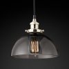 Подвесная люстра Restoration Hardware FACT FILAMENT SMOKE GLASS DOME 20TH C. 68060660