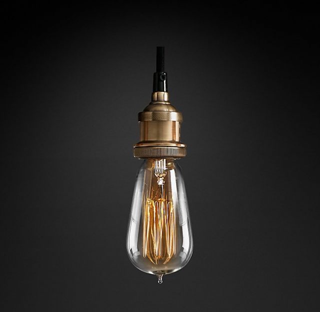 Подвесная люстра Restoration Hardware FACTORY FILAMENT BARE BULB 20TH C. 68060257