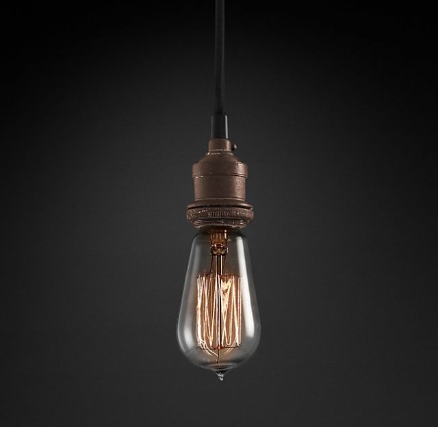 Подвесная люстра Restoration Hardware FACTORY FILAMENT BARE BULB 20TH C. 68060257
