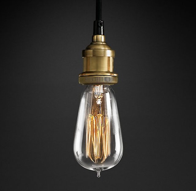 Подвесная люстра Restoration Hardware FACTORY FILAMENT BARE BULB 20TH C. 68060257
