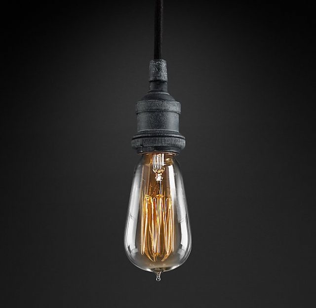 Подвесная люстра Restoration Hardware FACTORY FILAMENT BARE BULB 20TH C. 68060257