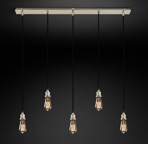 Подвесная люстра Restoration Hardware FACTORY FILAMENT BARE BULB RECT 20TH C. 68060853