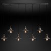Подвесная люстра Restoration Hardware FACTORY FILAMENT METAL RECT 20TH C. 68070631