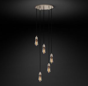 Подвесная люстра Restoration Hardware FILAMENT BARE BULB ROUND 20TH C. 68060859