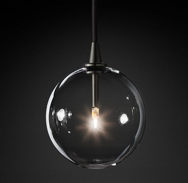 Подвесная люстра Restoration Hardware GLASS GLOBE MOBILE 68110473