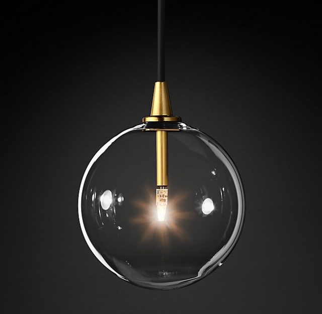 Подвесная люстра Restoration Hardware GLASS GLOBE MOBILE 68110473