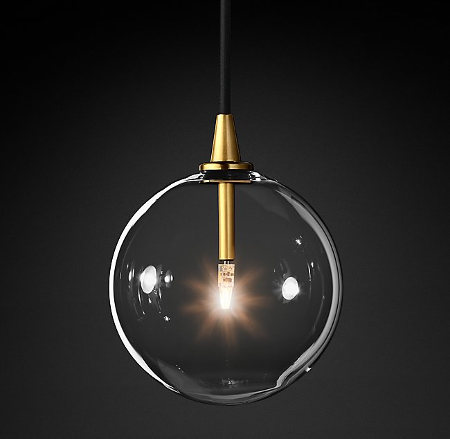 Подвесная люстра Restoration Hardware GLASS GLOBE MOBILE 68110473