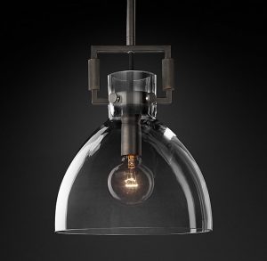 Подвесная люстра Restoration Hardware MACHINIST GLASS CLOCHE 68610969