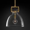 Подвесная люстра Restoration Hardware MACHINIST GLASS CLOCHE 68610969