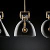 Подвесная люстра Restoration Hardware MACHINIST GLASS FUNNEL 68610964