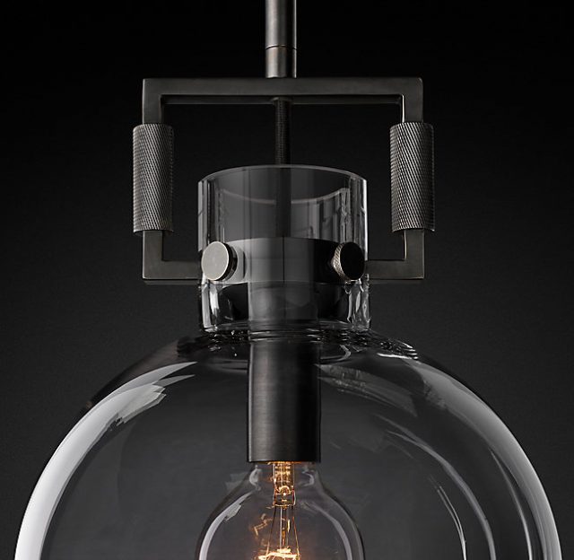 Подвесная люстра Restoration Hardware MACHINIST GLASS GLOBE 68610963