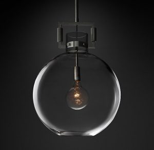 Подвесная люстра Restoration Hardware MACHINIST GLASS GLOBE 68610963