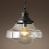 Подвесная люстра Restoration Hardware PARISIAN ARCHITECT CLEAR GLASS BRASSERIE 68290272