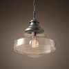 Подвесная люстра Restoration Hardware PARISIAN ARCHITECT CLEAR GLASS BRASSERIE 68290272