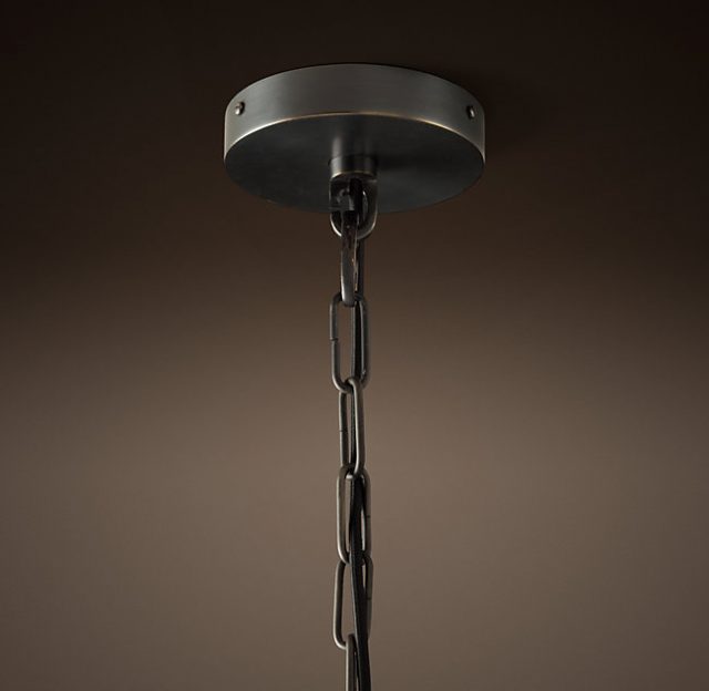 Подвесная люстра Restoration Hardware PARISIAN ARCHITECTURAL CLEAR GLASS POSTE 68290317