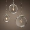 Подвесная люстра Restoration Hardware PARISIAN ARCHITECTURAL CLEAR GLASS POSTE 68290317
