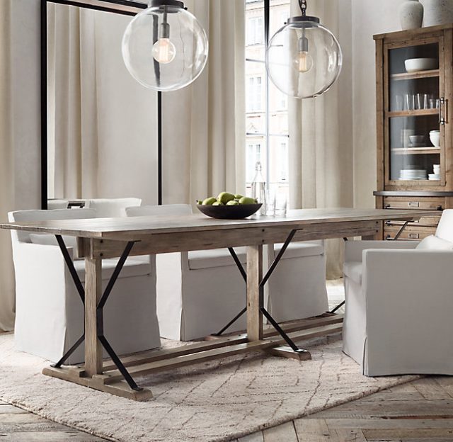 Подвесная люстра Restoration Hardware PARISIAN ARCHITECTURAL CLEAR GLASS POSTE 68290317