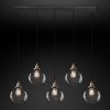 Подвесная люстра Restoration Hardware SMOKE GLASS CAFÉ RECT 68070669