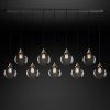 Подвесная люстра Restoration Hardware SMOKE GLASS CAFÉ RECT 68070669