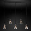 Подвесная люстра Restoration Hardware SMOKE GLASS CLOCHE RECT 20TH C. 68070651