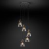 Подвесная люстра Restoration Hardware SMOKE GLASS CLOCHE ROUND 20TH C. 68070519
