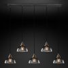 Подвесная люстра Restoration Hardware SMOKE GLASS DOME RECT 20TH C. 68070633