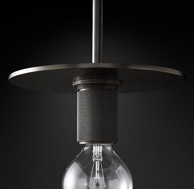 Подвесная люстра Restoration Hardware UTILITAIRE DISK PENDANT 68590955