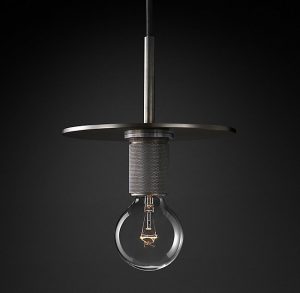 Подвесная люстра Restoration Hardware UTILITAIRE DISK PENDANT 68590955