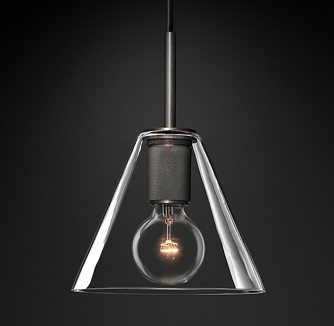 Подвесная люстра Restoration Hardware UTILITAIRE FUNNEL SHADE PENDANT 68590949