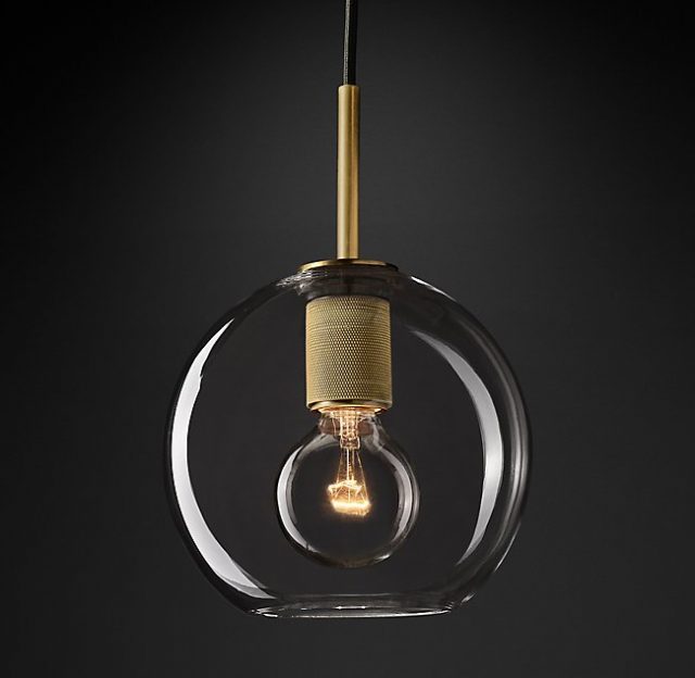 Подвесная люстра Restoration Hardware UTILITAIRE GLOBE SHADE PENDANT 68590946