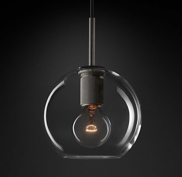 Подвесная люстра Restoration Hardware UTILITAIRE GLOBE SHADE PENDANT 68590946