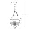 Подвесная люстра Robert Abbey Beehive Pendant Polished Nickel N616