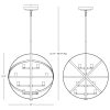 Подвесная люстра Robert Abbey Lucy 22" Pendant Dark Antique Nickel D2164